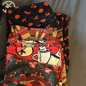 Lularoe holiday leggings (OS)